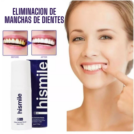 BLANQUEADOR DENTAL ®HISMILE® ELIMINADOR DE MANCHAS IMPORTADO ORIGINAL