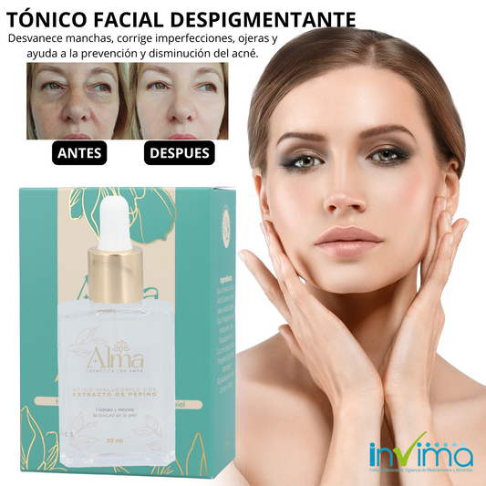 Alma Radiance®: Tónico iluminador que corrige manchas, imperfecciones y previene el acné.